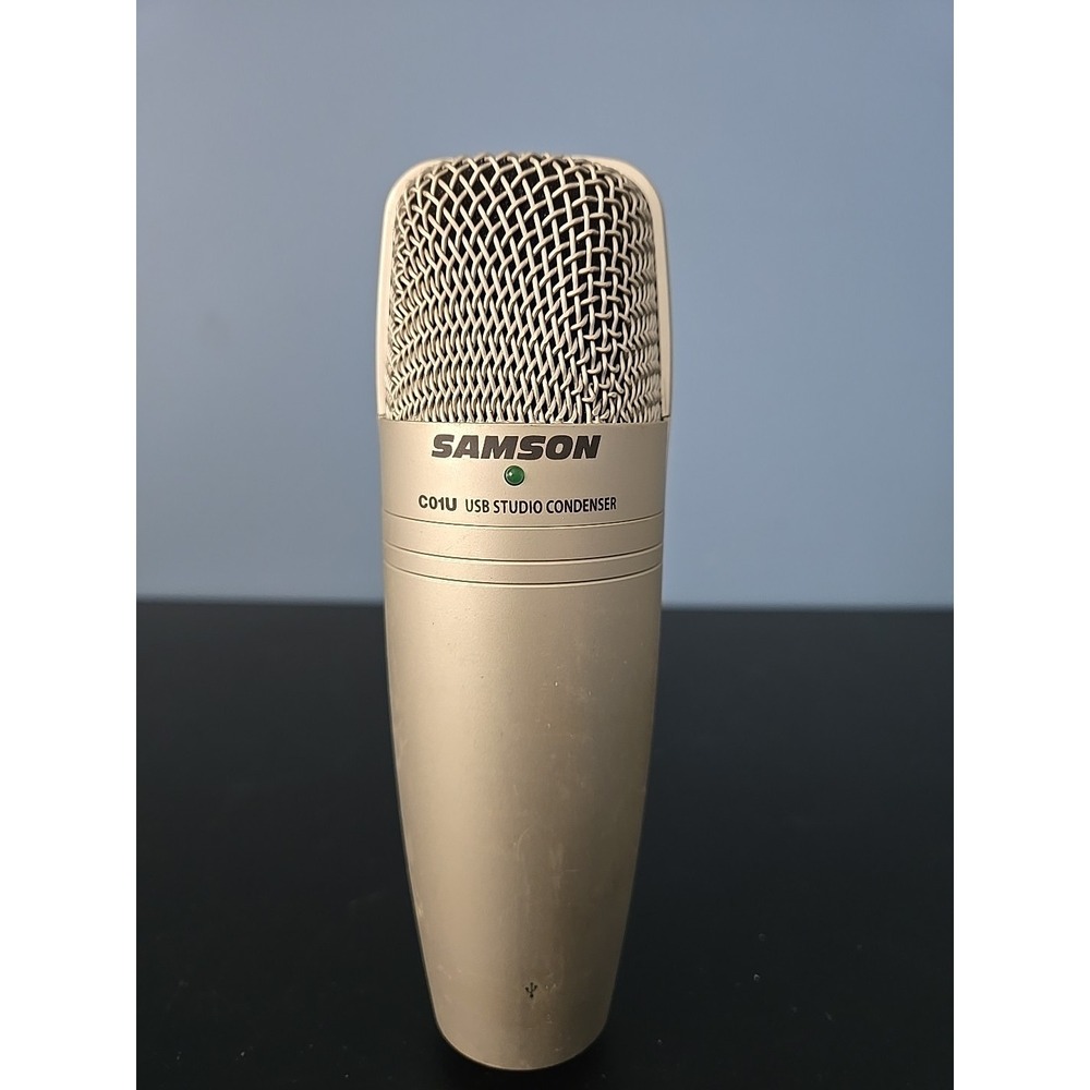 Samson C01U - USB Studio Condenser Microphone Consumer Mic No Stand Or Cable